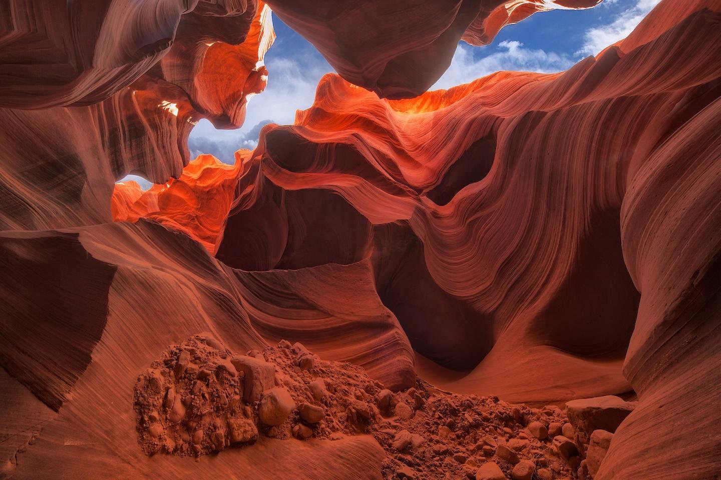 Awesome Antelope Canyon free background ID:401404 for hd 1440x960 desktop