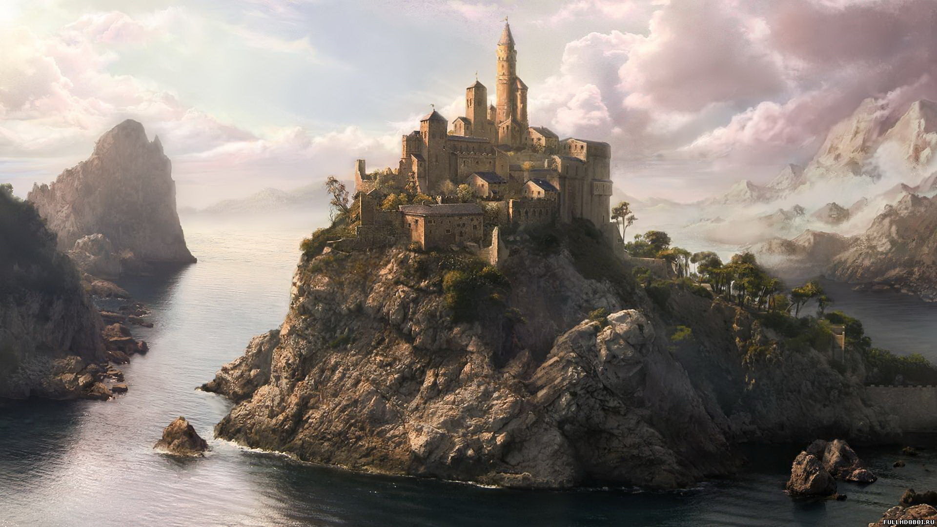 Awesome Fantasy castle free wallpaper ID:236405 for full hd PC