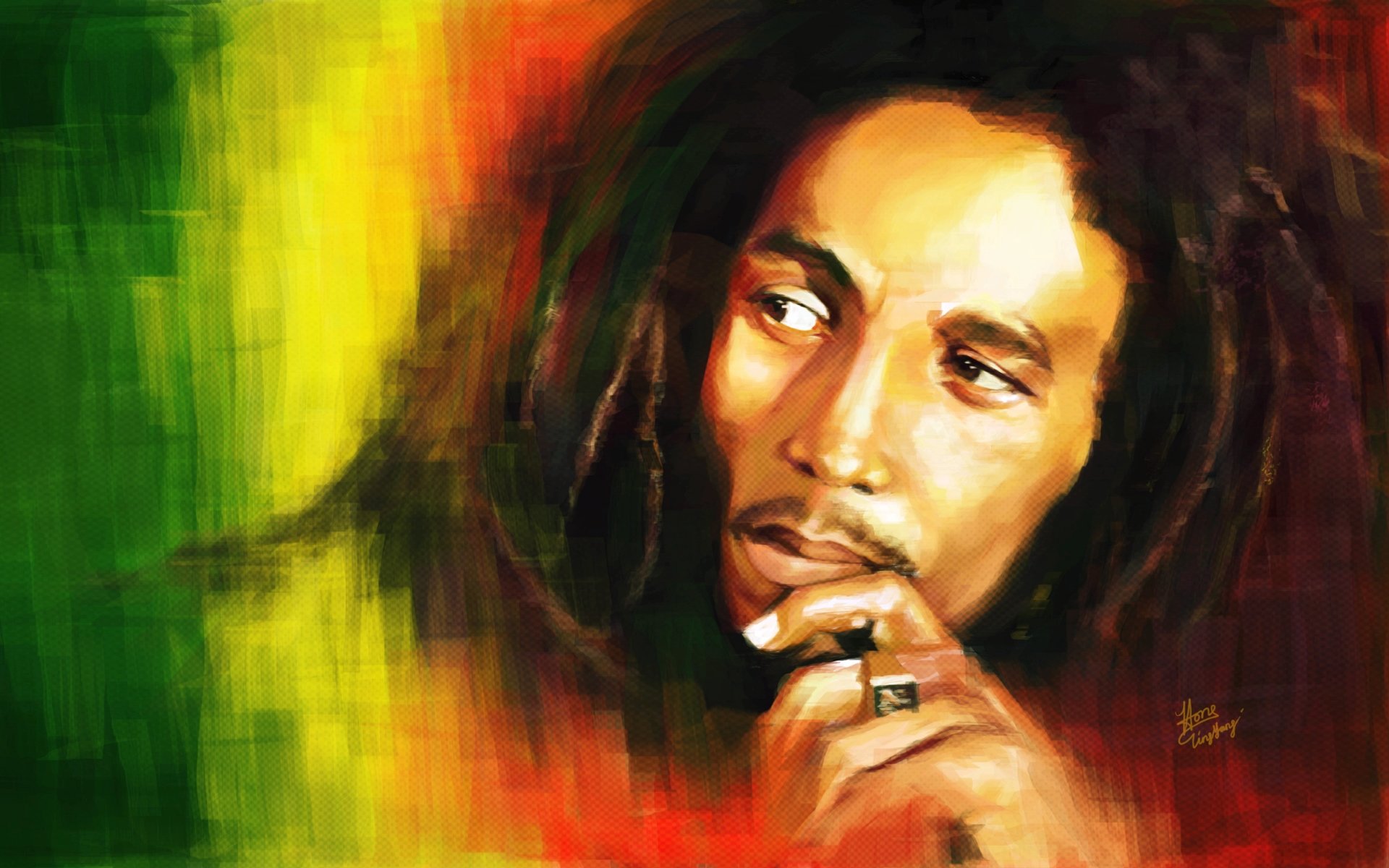 Awesome Bob Marley free wallpaper ID:56603 for hd 1920x1200 computer