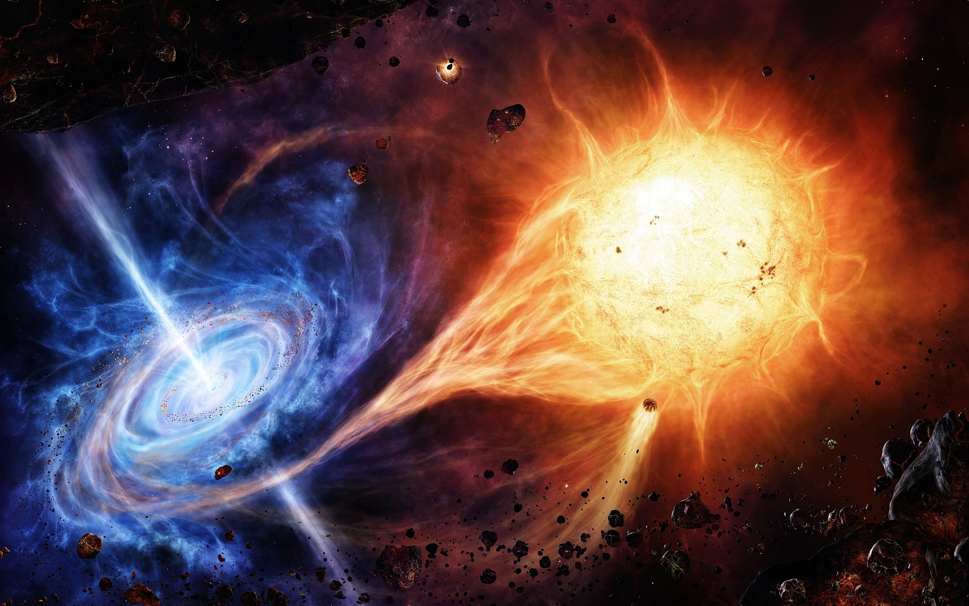 Download hd 1920x1200 Quasar computer background ID:445491 for free