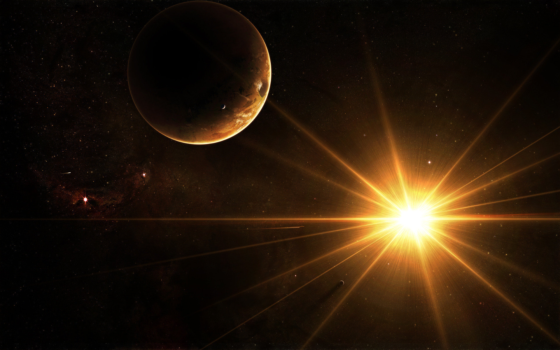 Download hd 1920x1200 Sun computer background ID:138364 for free