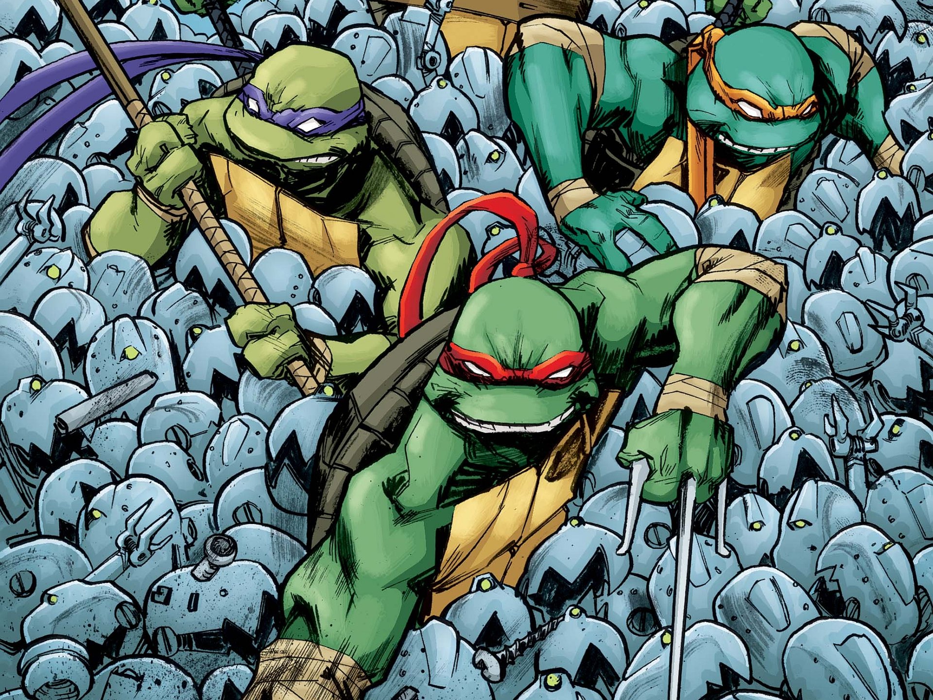 Download hd 1920x1440 Teenage Mutant Ninja Turtles (TMNT) PC wallpaper ID:111281 for free