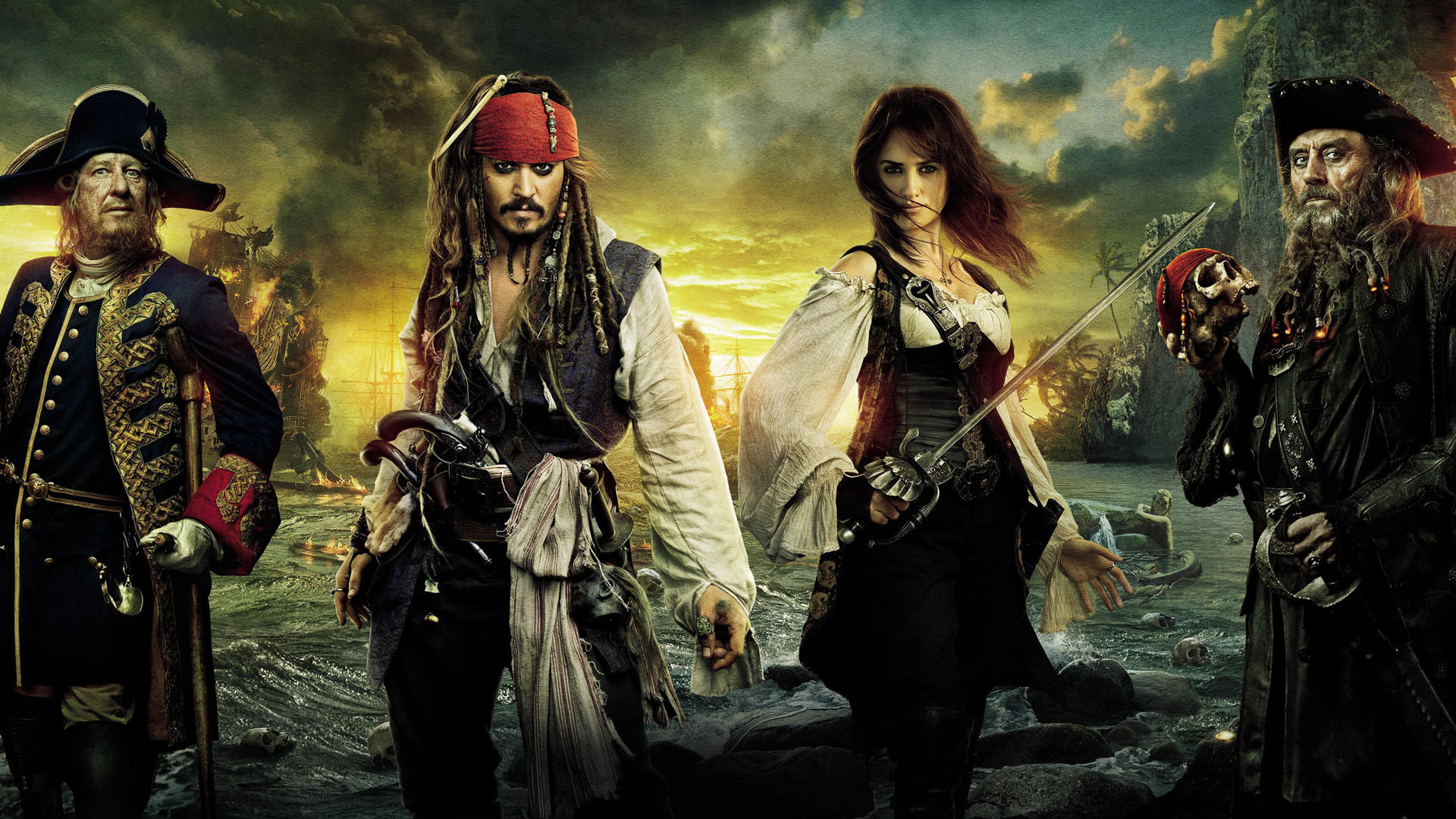 Download full hd 1920x1080 Pirates Of The Caribbean: On Stranger Tides PC wallpaper ID:61848 for free