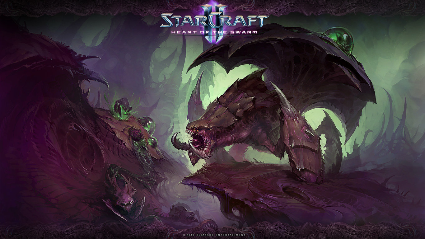 Free StarCraft 2: Heart Of The Swarm high quality background ID:127354 for 1366x768 laptop computer
