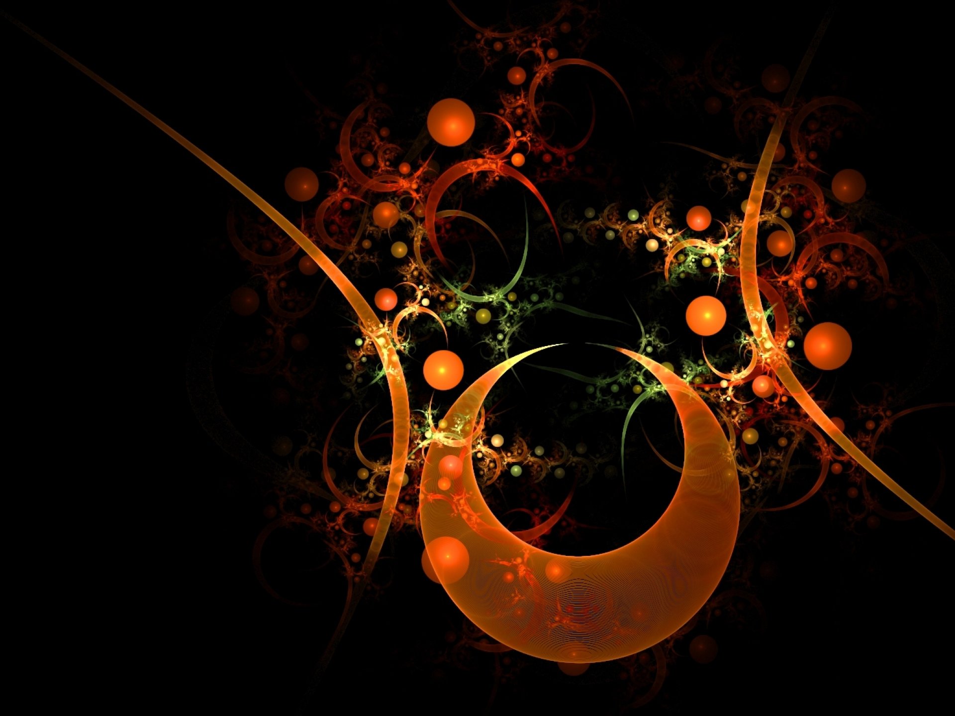 Free Orange Abstract high quality background ID:141067 for hd 1920x1440 PC