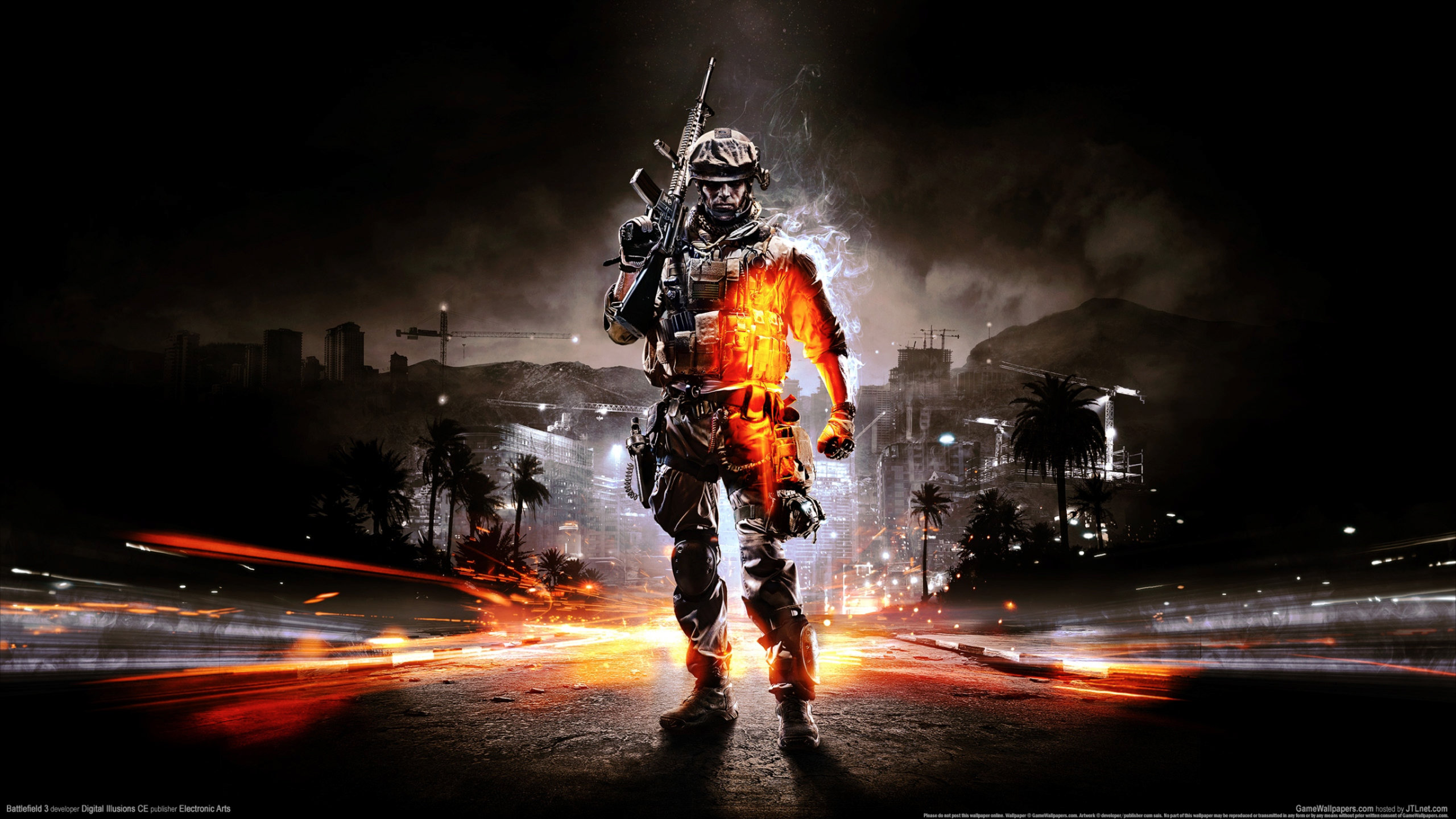 Free download Battlefield 3 background ID:498540 hd 2560x1440 for computer