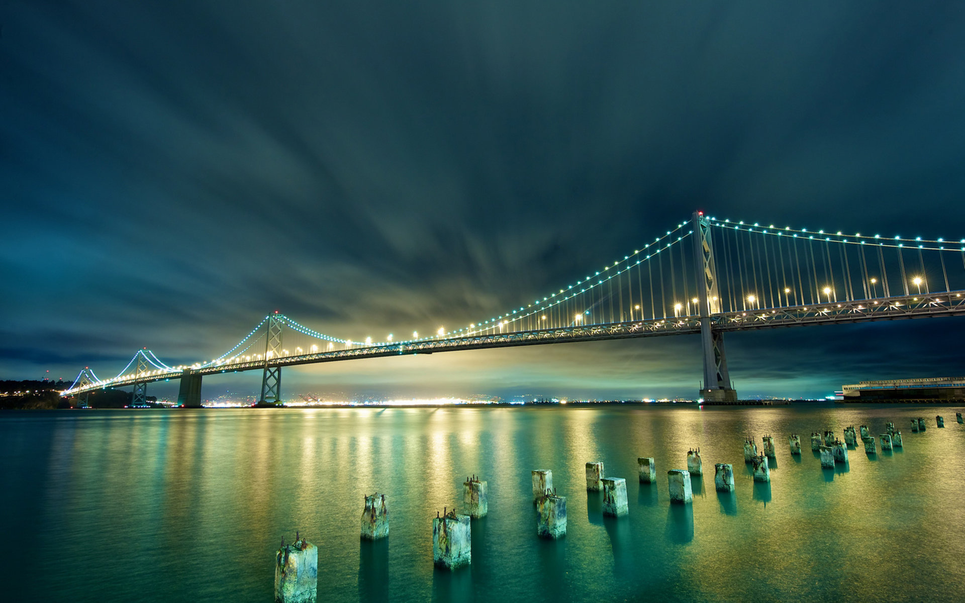 Awesome Bay Bridge free wallpaper ID:493742 for hd 1920x1200 computer