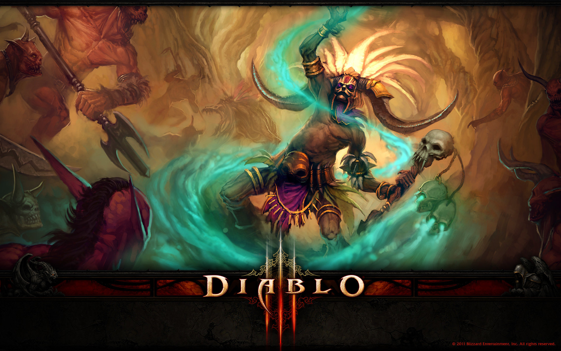Download hd 1920x1200 Diablo 3 computer background ID:31049 for free