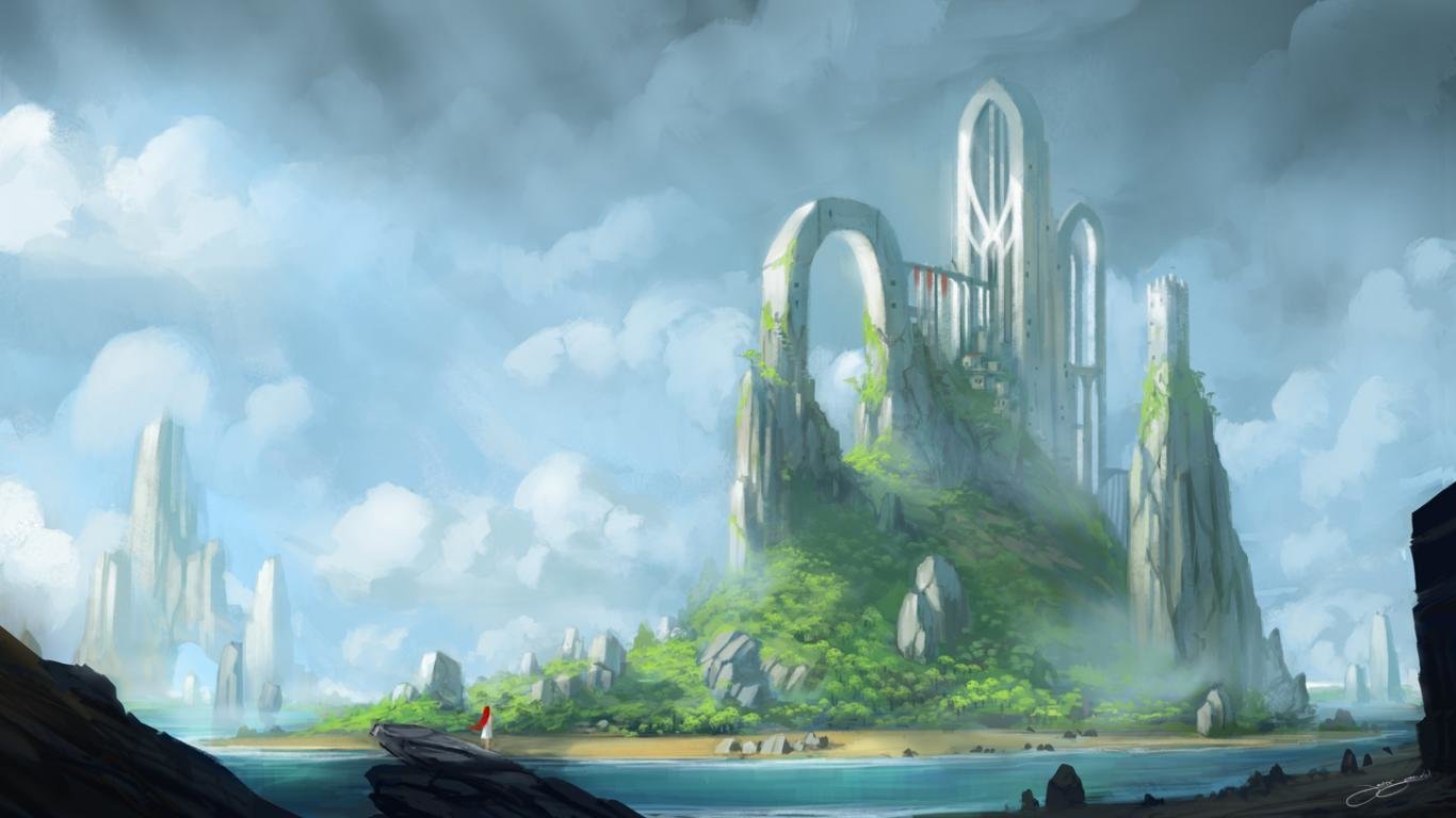 Awesome Fantasy landscape free background ID:143838 for laptop computer