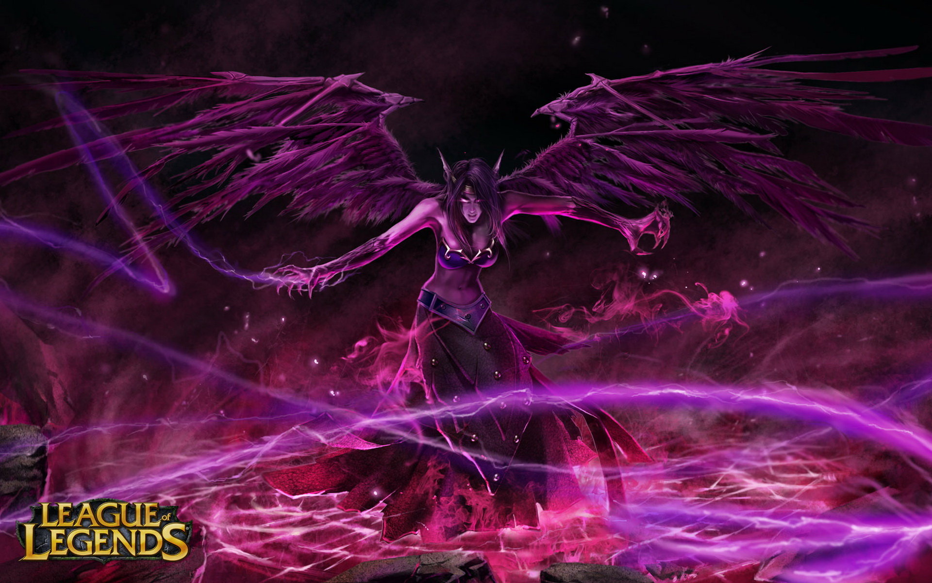 High resolution Morgana (League Of Legends) hd 1920x1200 wallpaper ID:171828 for PC