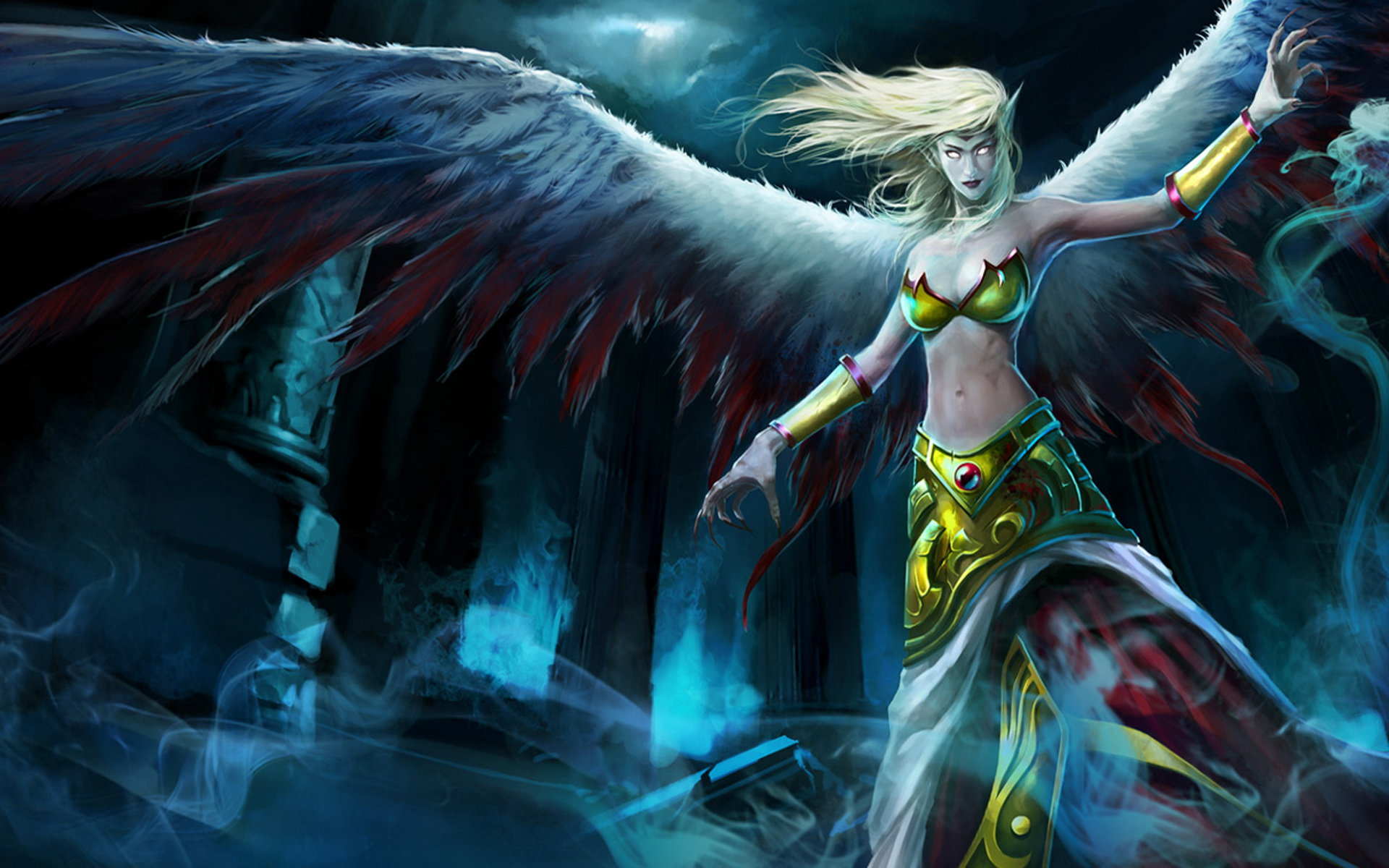 Download hd 1920x1200 Morgana (League Of Legends) PC wallpaper ID:173331 for free