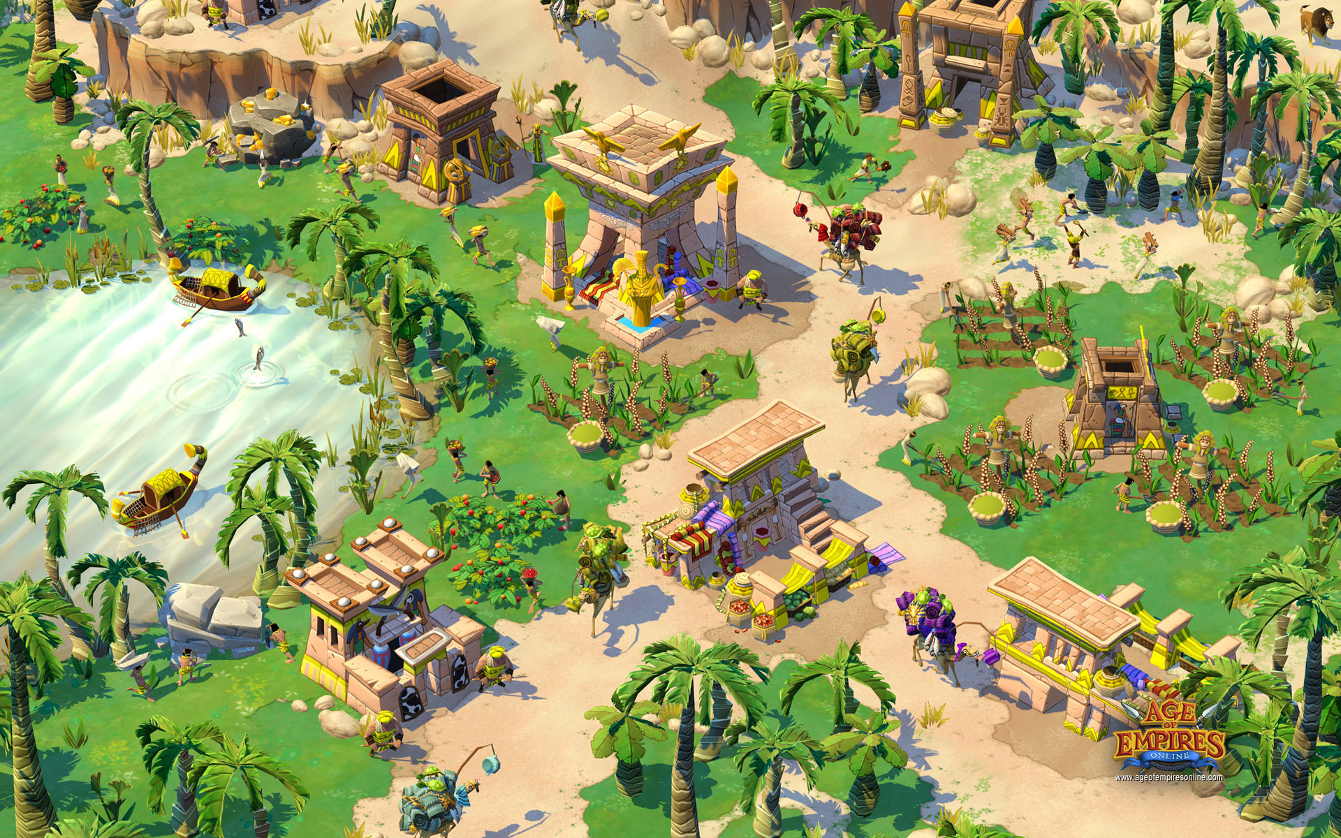 Download hd 1920x1200 Age Of Empires Online computer background ID:164731 for free