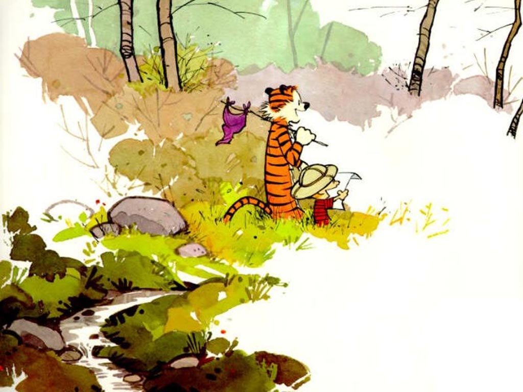 High resolution Calvin and Hobbes hd 1024x768 wallpaper ID:211323 for PC