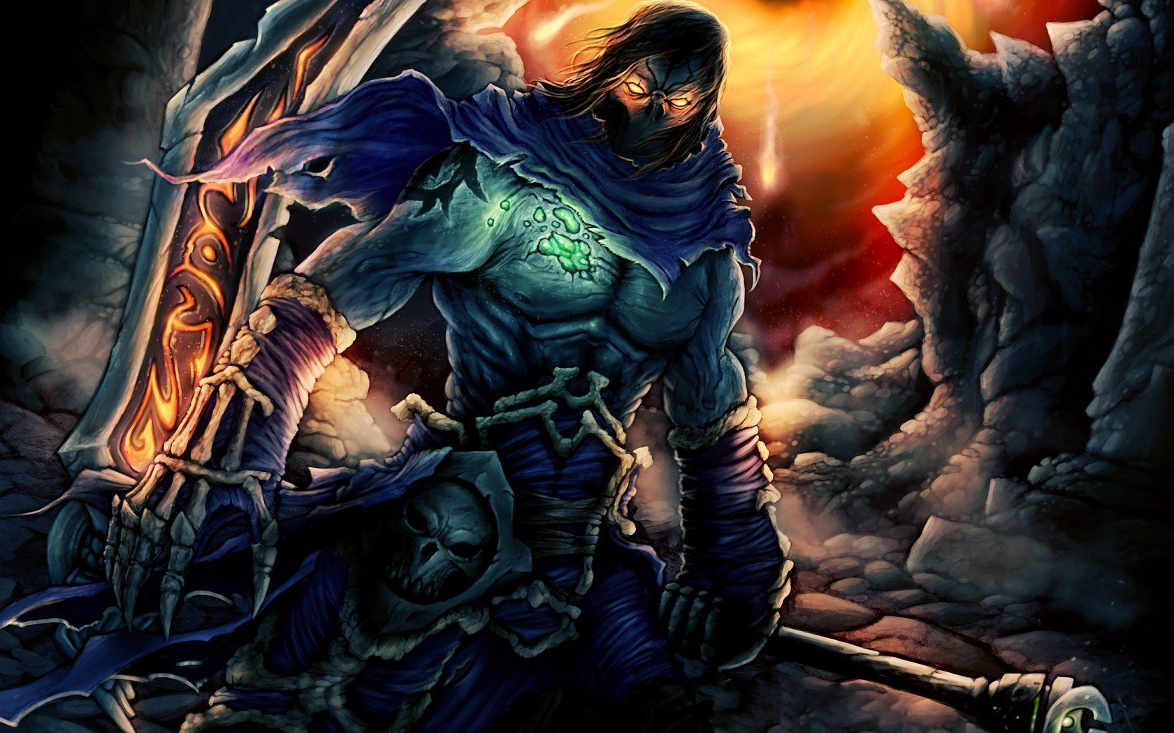 Free Darksiders 2 (II) high quality background ID:466211 for hd 1680x1050 PC