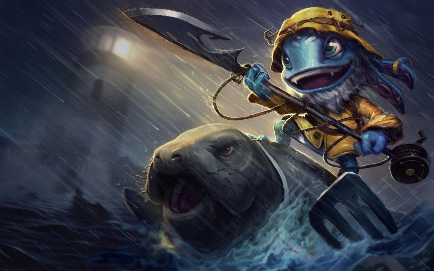 Free download Fizz (League Of Legends) background ID:172453 hd 1440x900 for PC