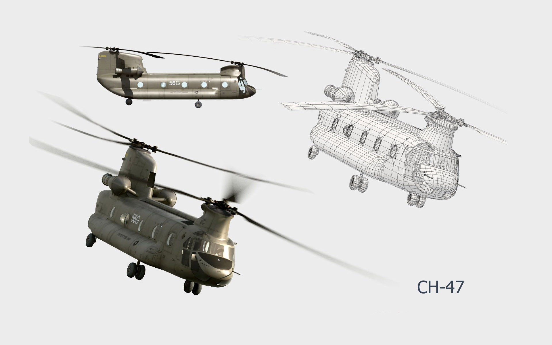 High resolution Boeing CH-47 Chinook hd 1920x1200 wallpaper ID:183460 for computer