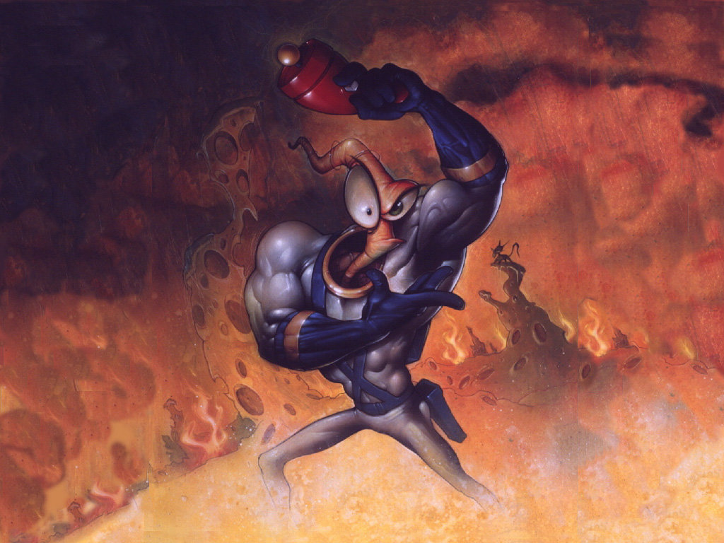 Download hd 1024x768 Earthworm Jim PC wallpaper ID:455034 for free