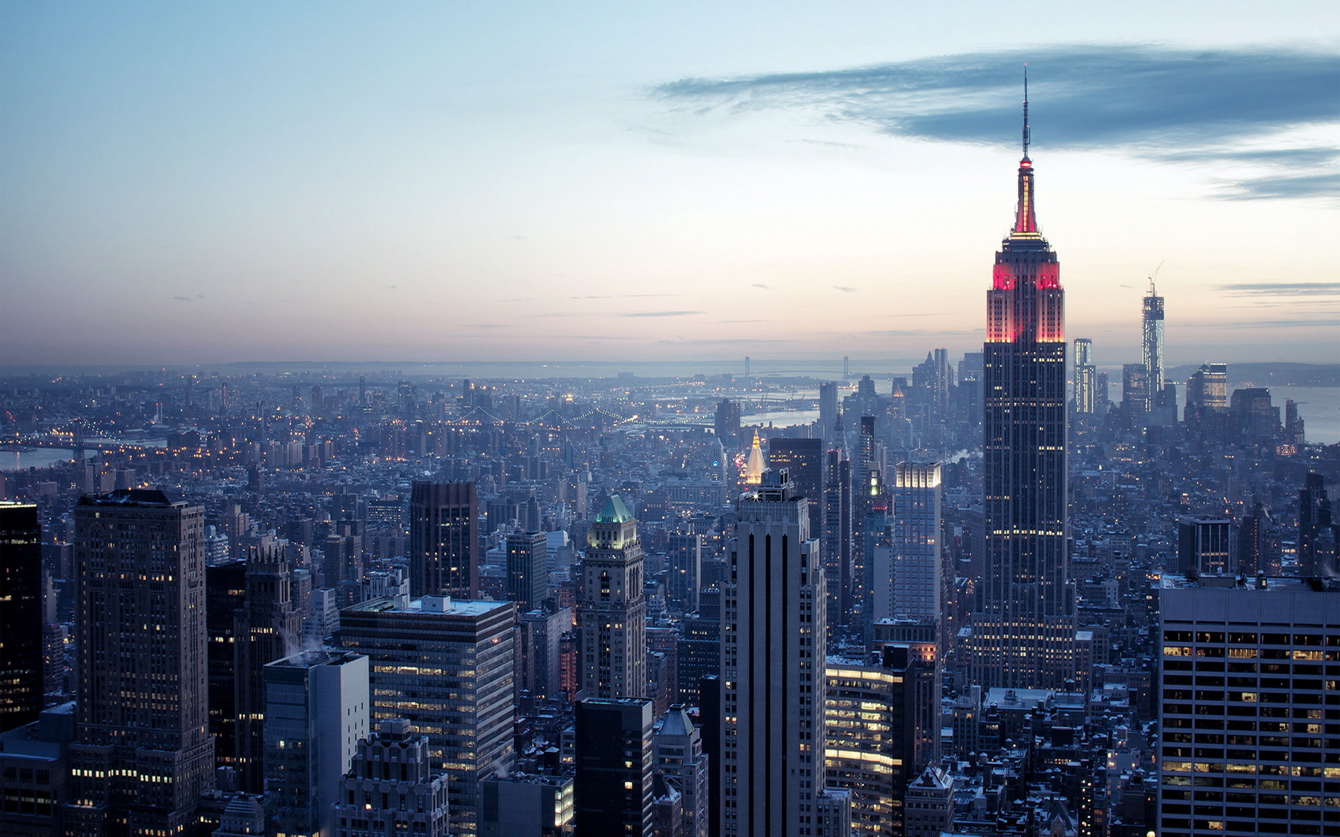 High resolution Empire State Building hd 1920x1200 wallpaper ID:486385 for desktop