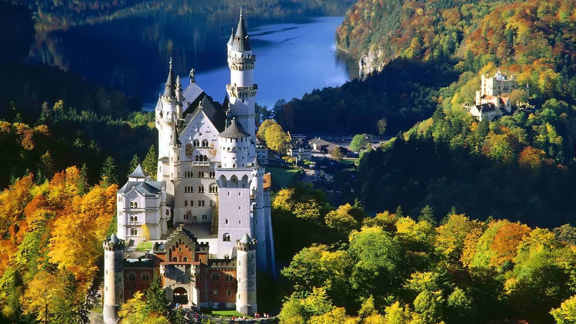 Awesome Neuschwanstein Castle free wallpaper ID:492680 for hd 1080p PC