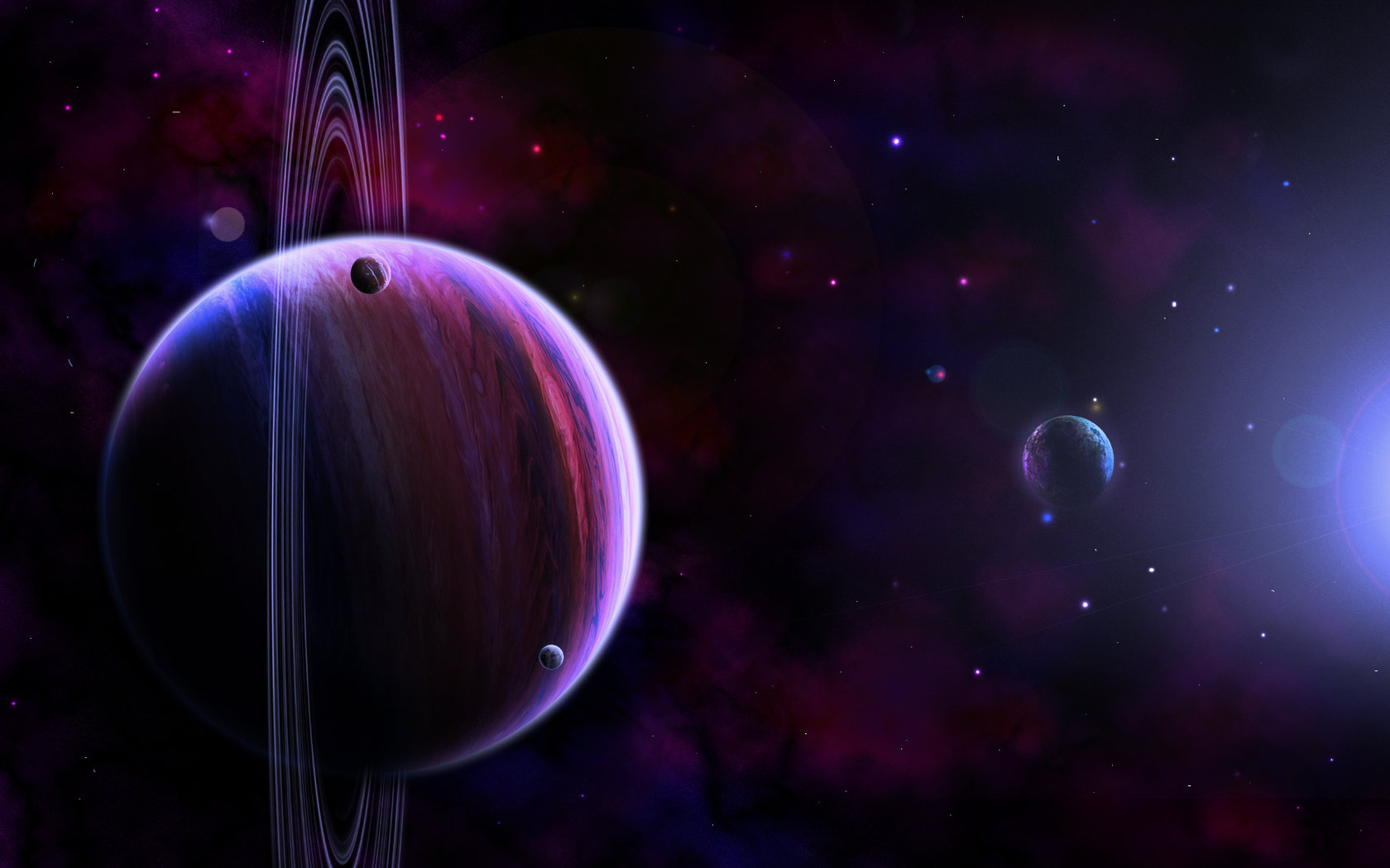 Download hd 1680x1050 Planetary Ring desktop wallpaper ID:256480 for free