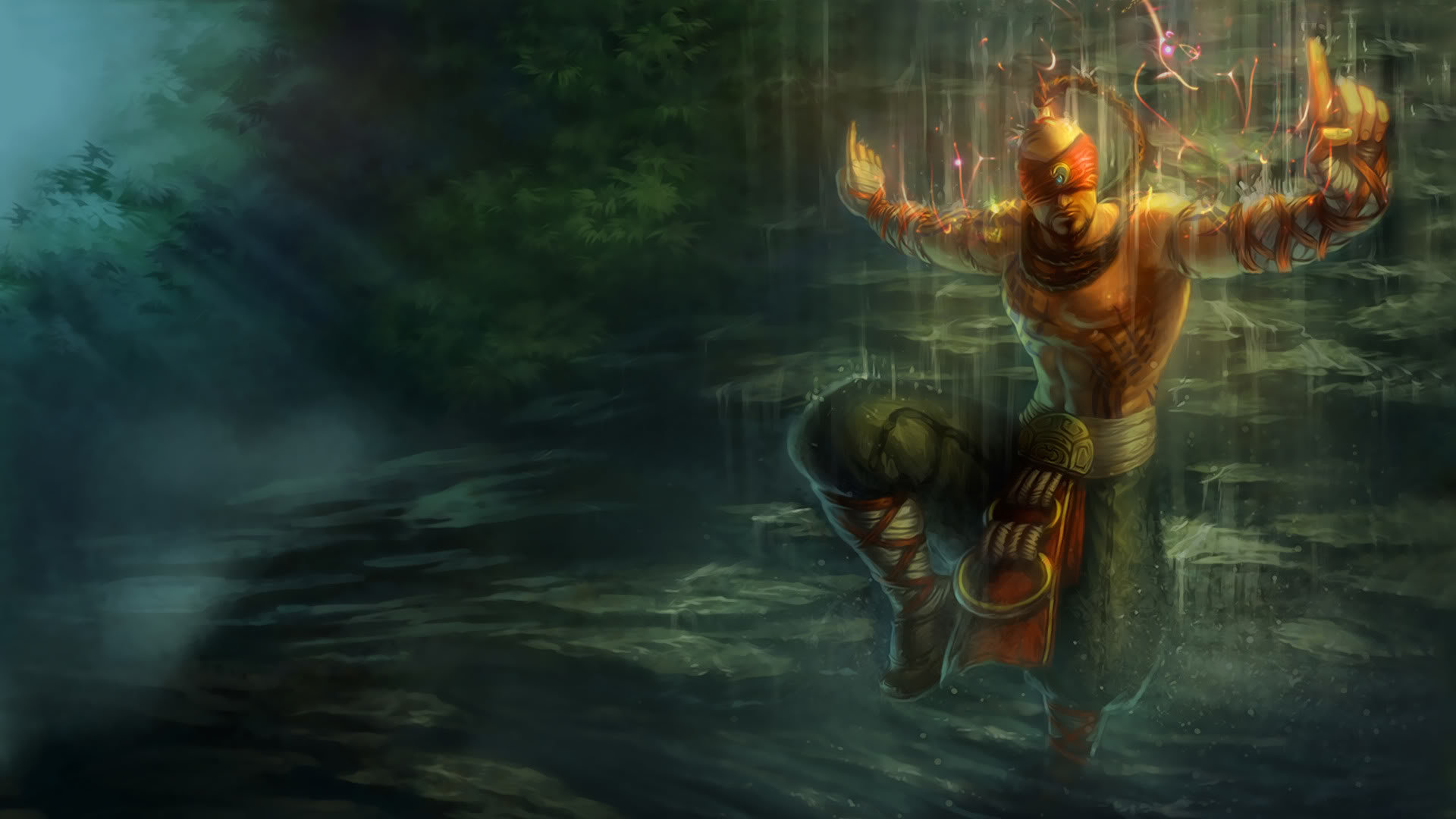 High resolution Lee Sin (League Of Legends) hd 1080p wallpaper ID:172797 for PC
