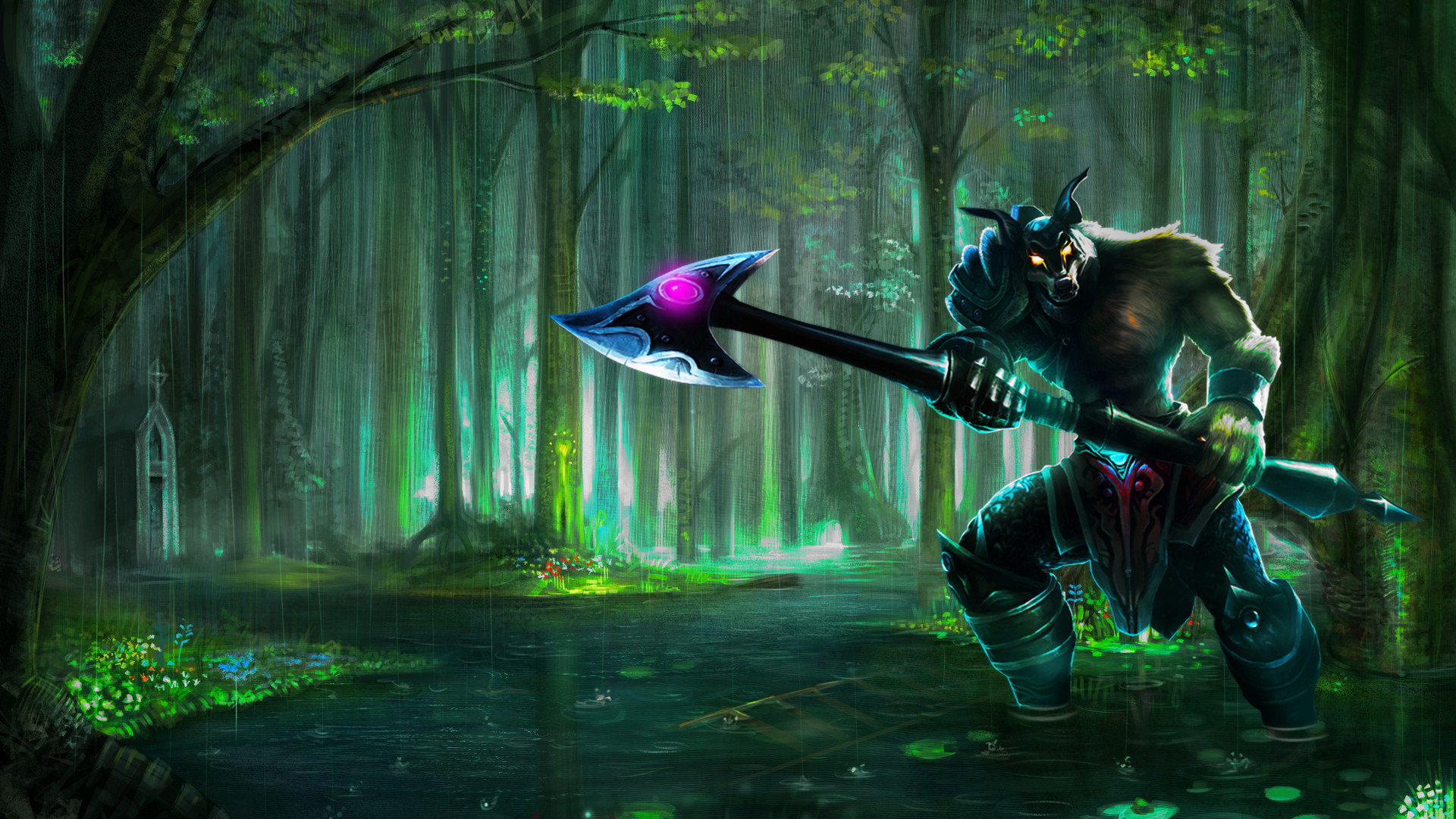 Download 1080p Nasus (League Of Legends) PC background ID:173310 for free