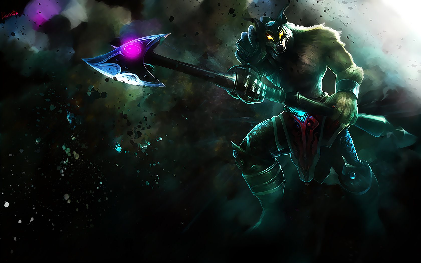 Download hd 1680x1050 Nasus (League Of Legends) PC wallpaper ID:173758 for free