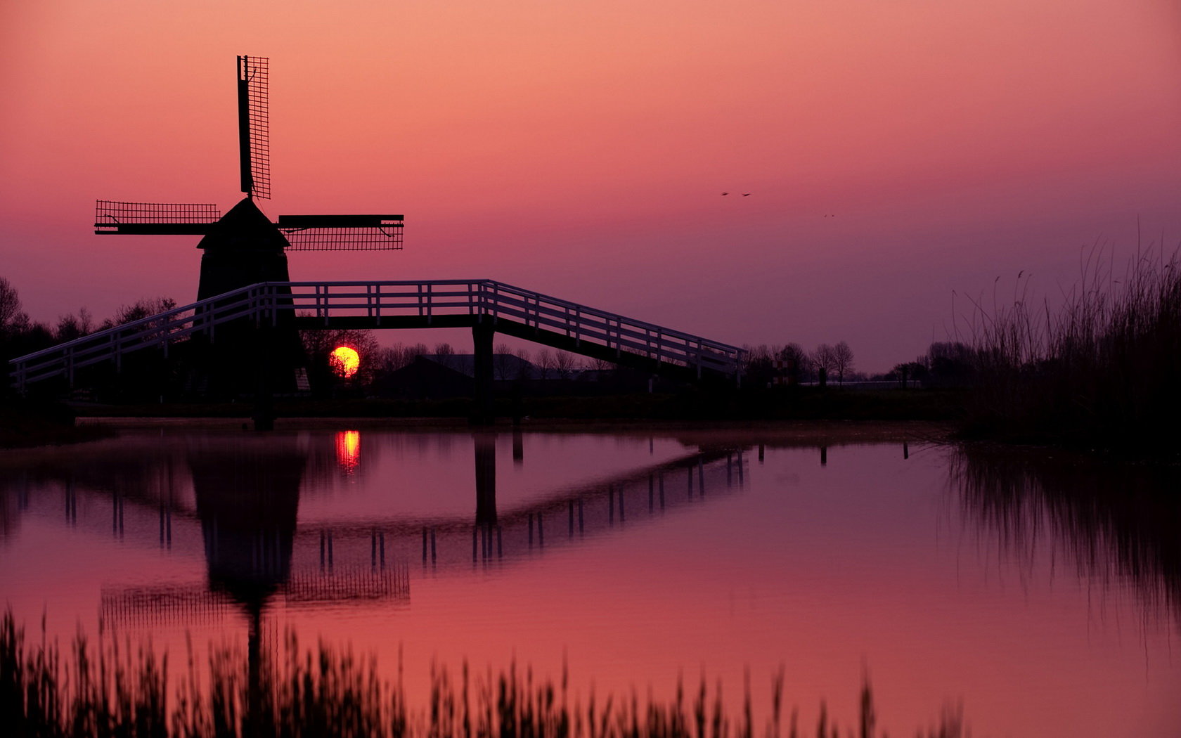 Free Windmill high quality background ID:482554 for hd 1680x1050 PC