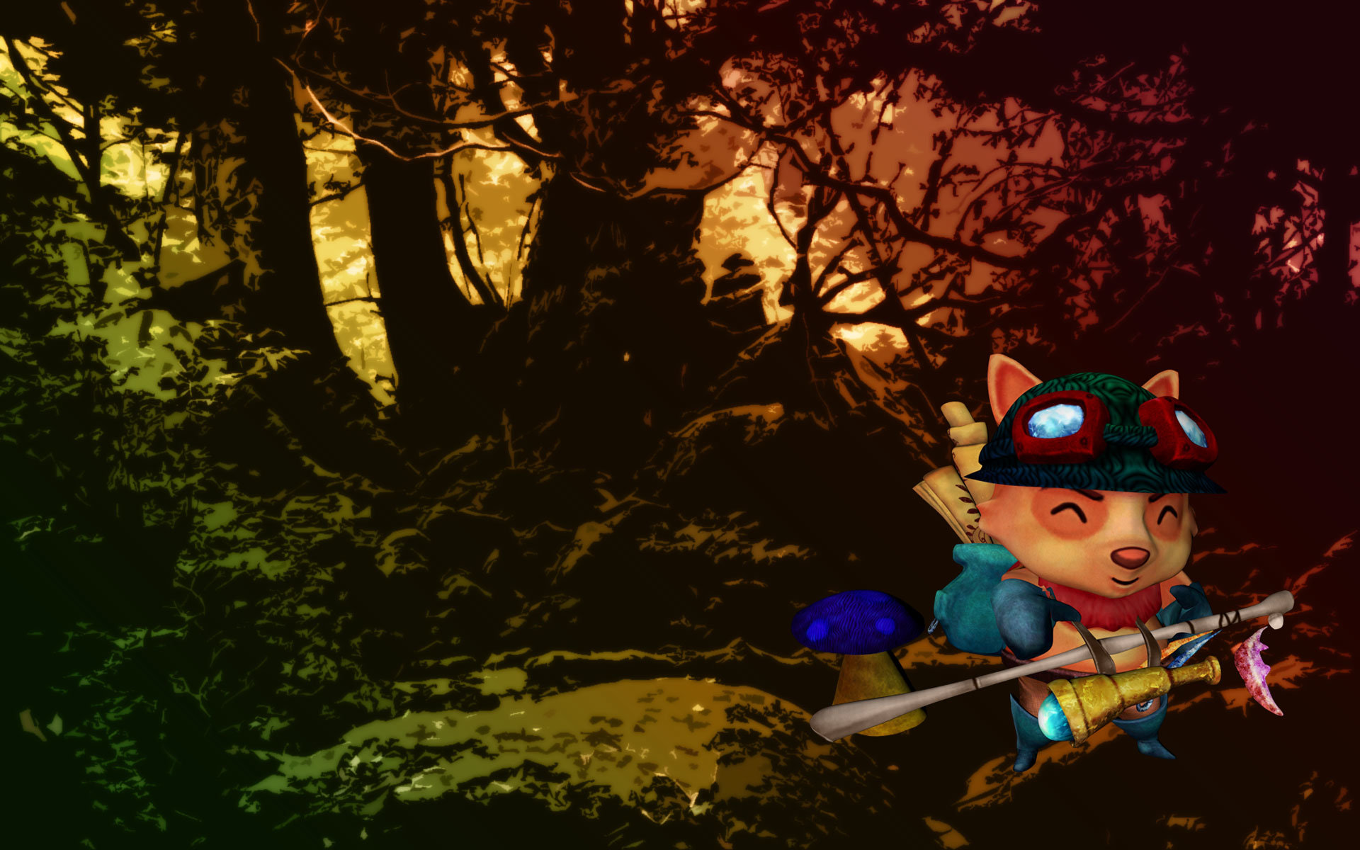 Free download Teemo background ID:173286 hd 1920x1200 for PC