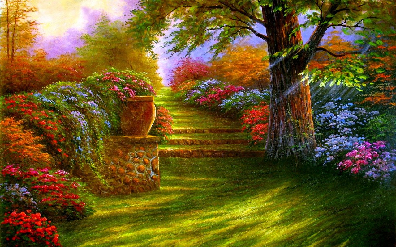 Download hd 1280x800 Garden computer background ID:397090 for free