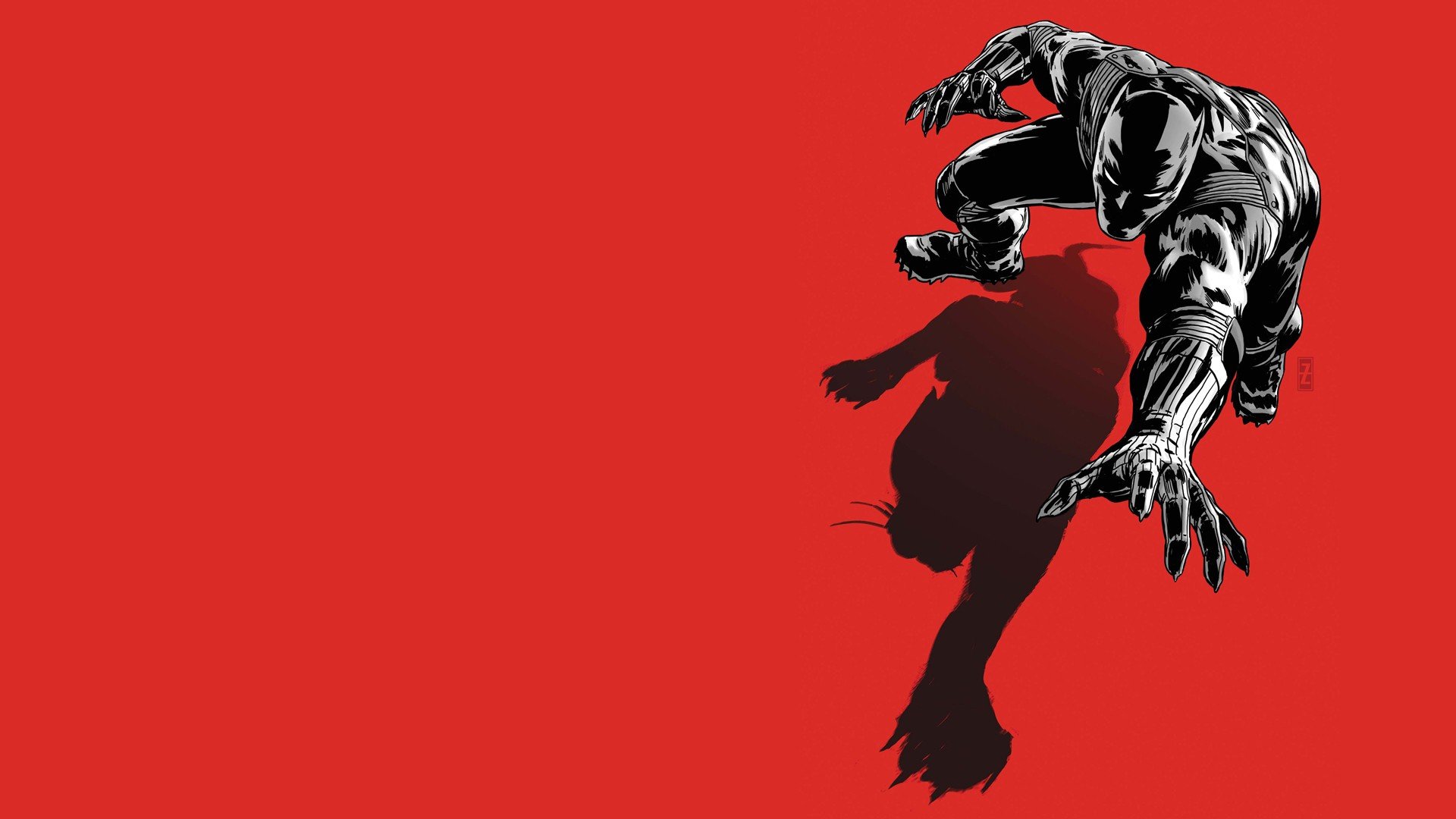High Resolution Black Panther Marvel Full Hd 1920x1080 Background