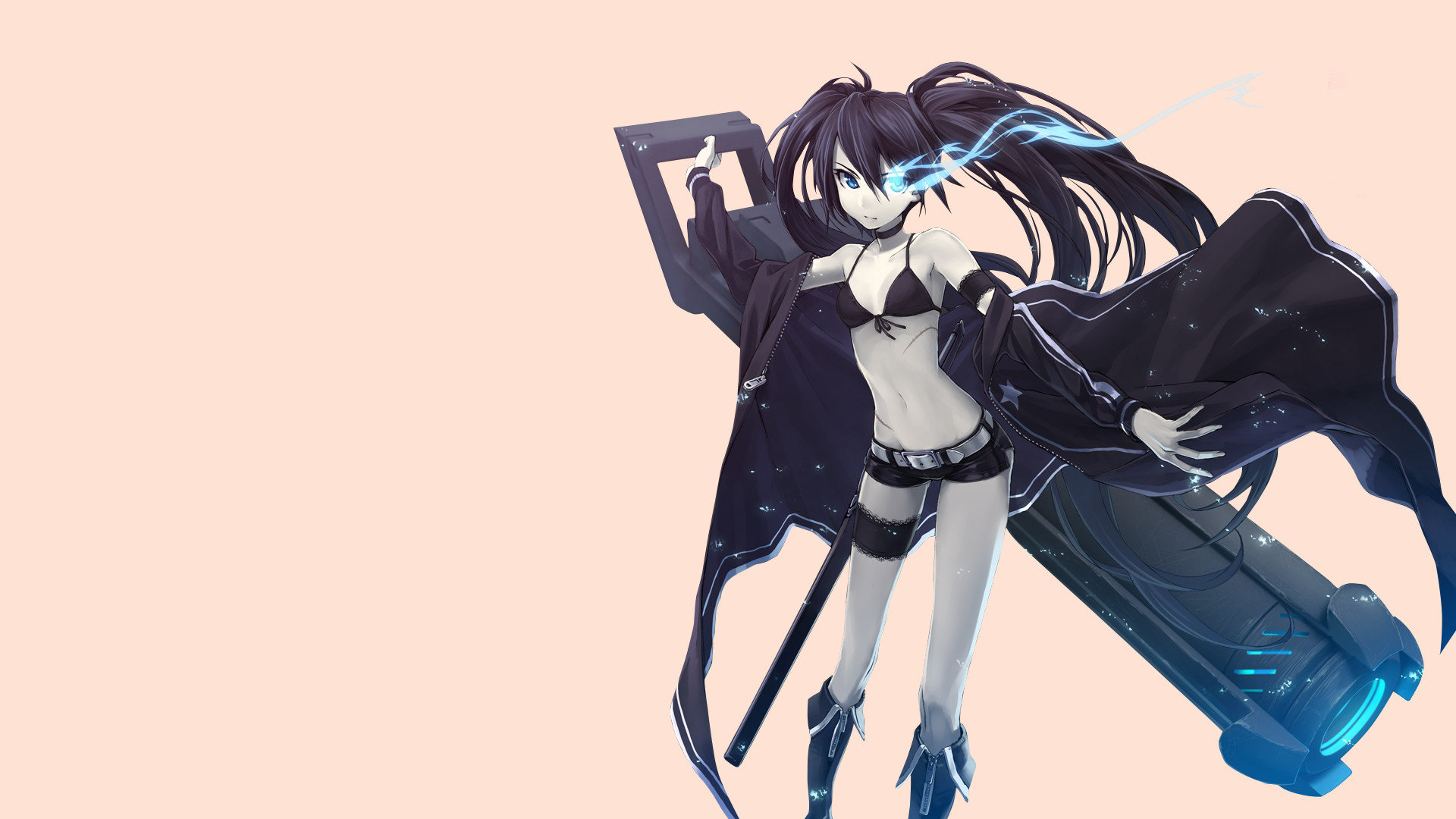 Download hd 1080p Black Rock Shooter computer wallpaper ID:454654 for free