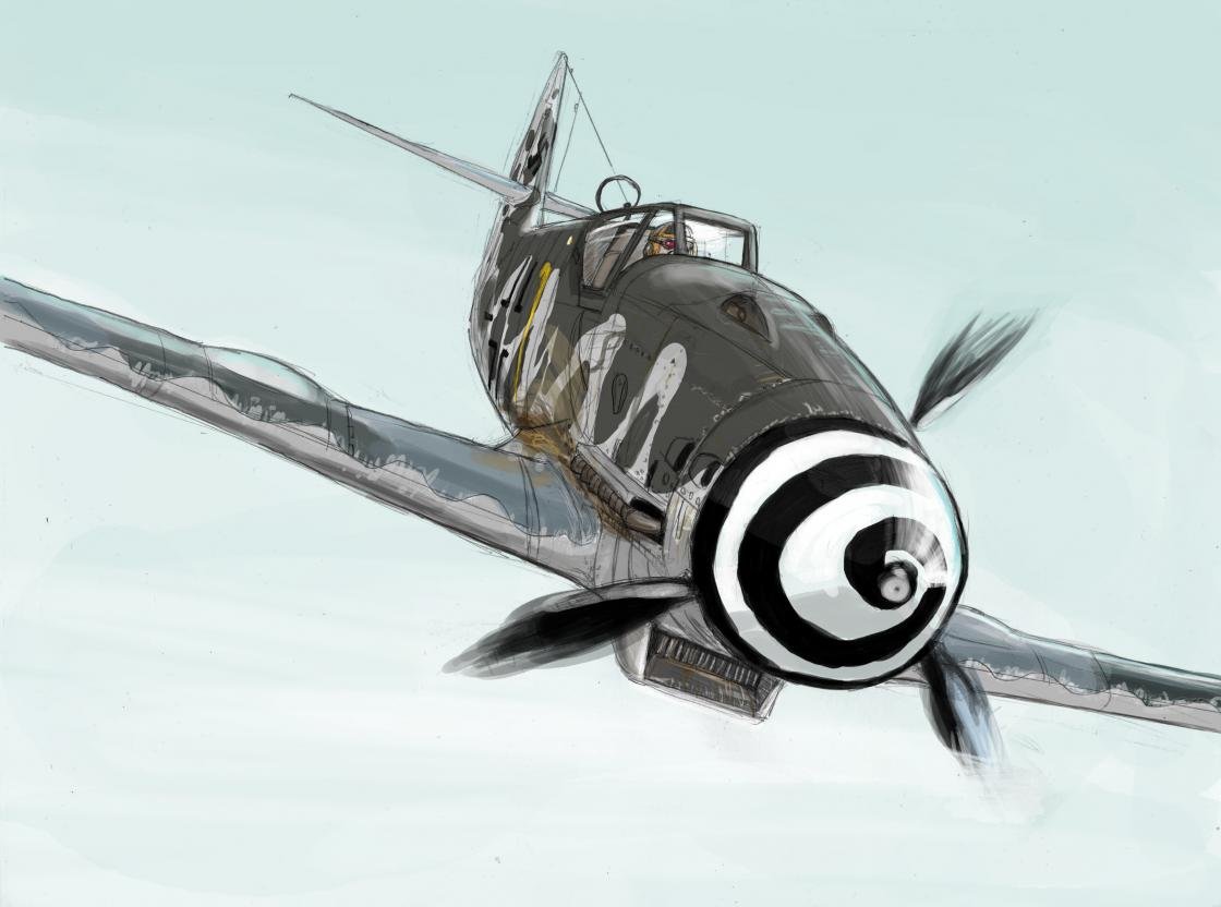 Awesome Messerschmitt Bf 109 free wallpaper ID:157083 for hd 1120x832 PC