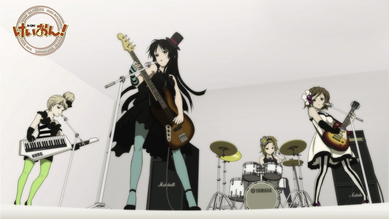 Free download K-ON! background ID:213156 1366x768 laptop for PC