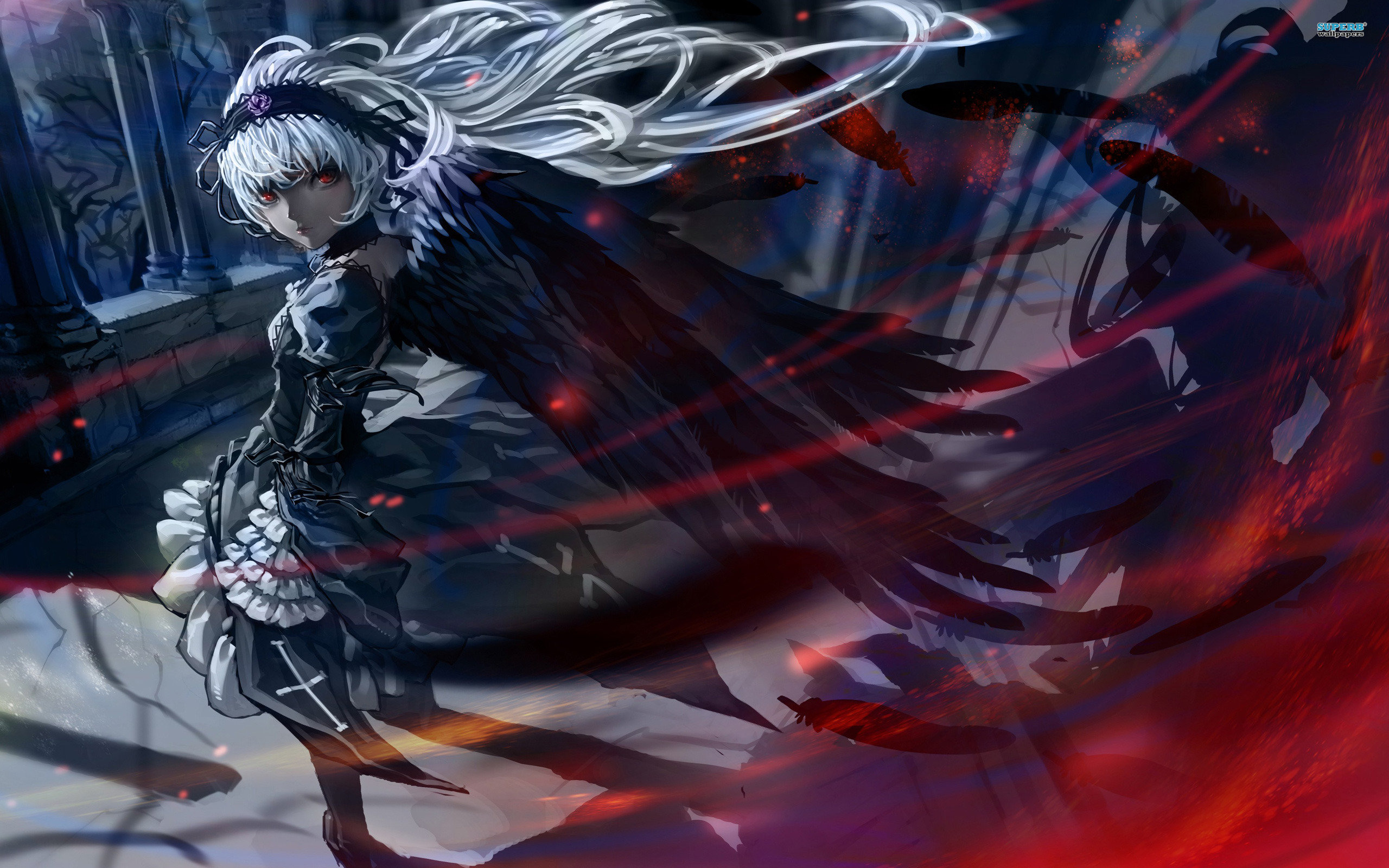 Free Suigintou (Rozen Maiden) high quality background ID:357521 for hd 2560x1600 PC