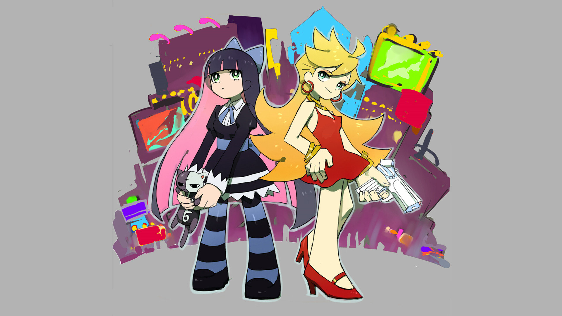 Awesome Panty and Stocking With Garterbelt free background ID:185132 for full hd 1080p PC