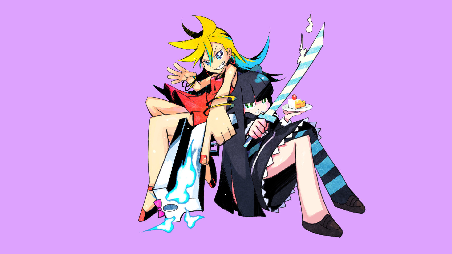 Best Panty and Stocking With Garterbelt background ID:185112 for High Resolution full hd 1920x1080 PC