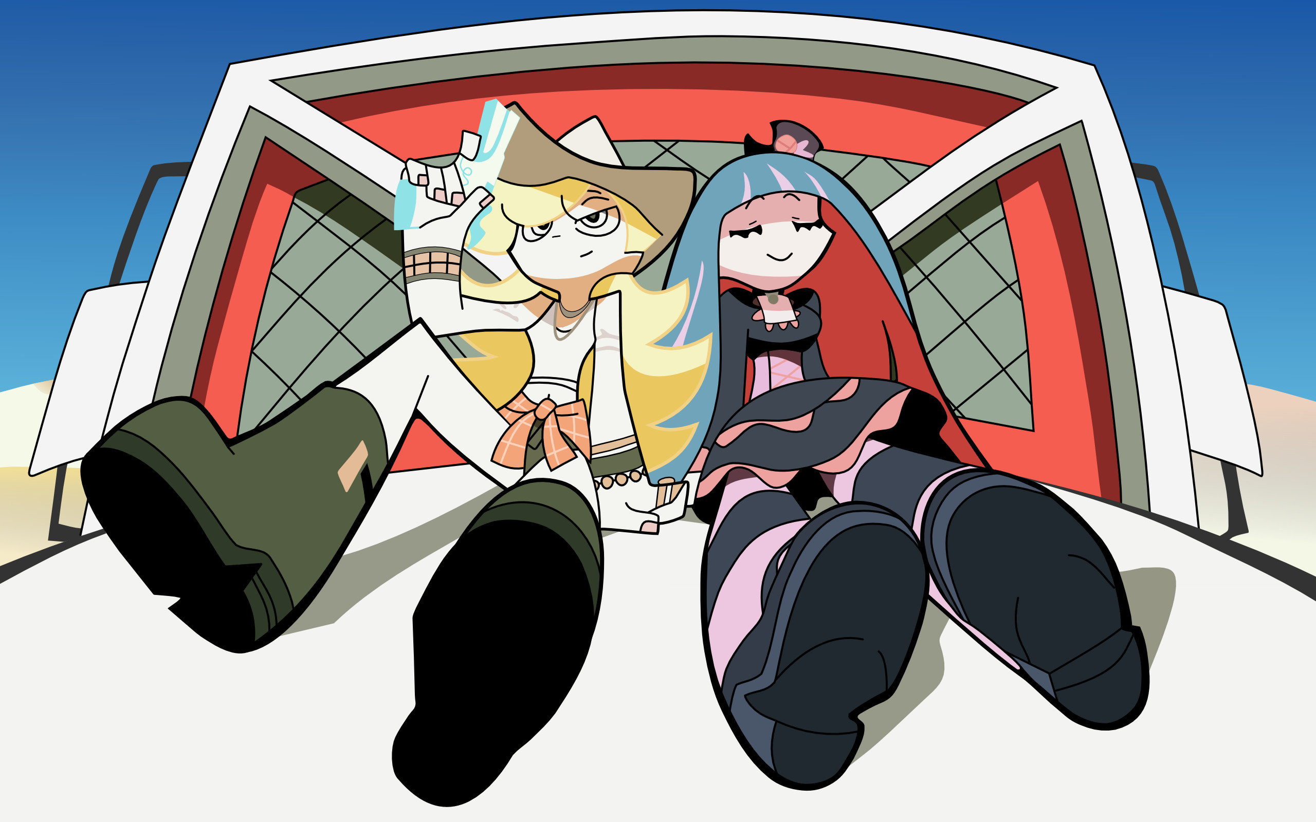 Free download Panty and Stocking With Garterbelt background ID:185127 hd 2560x1600 for computer