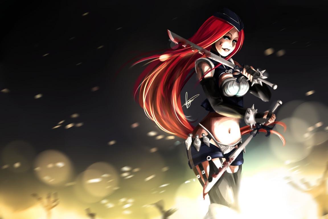 Free download Katarina (League Of Legends) background ID:172433 hd 1152x768 for computer