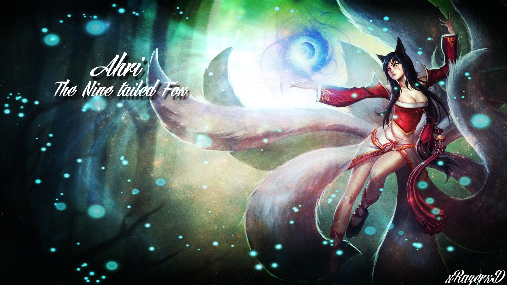 High resolution Ahri (League Of Legends) hd 1080p wallpaper ID:173263 for PC