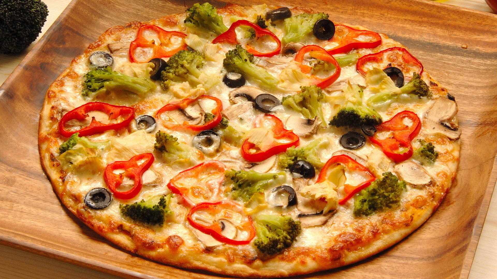Free Pizza high quality background ID:390320 for 1080p computer