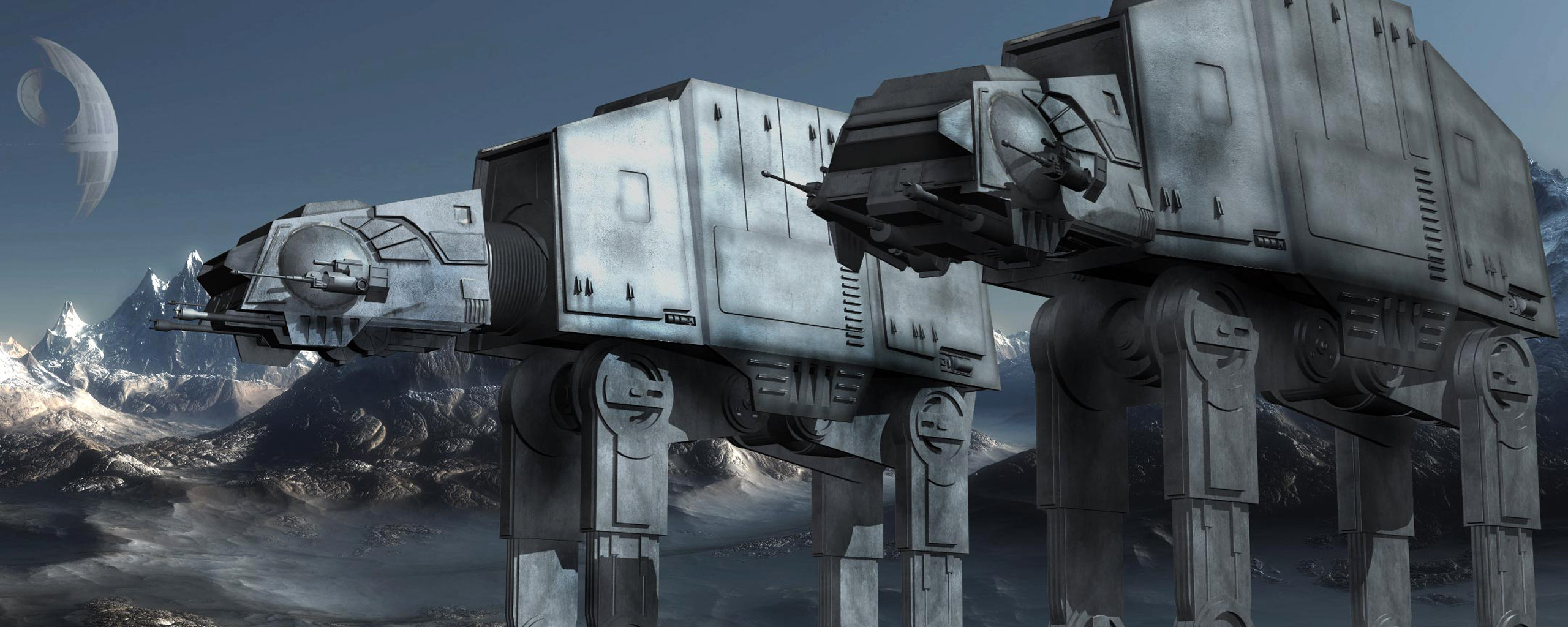Free AT-AT Walker high quality wallpaper ID:459956 for dual screen 2560x1024 PC