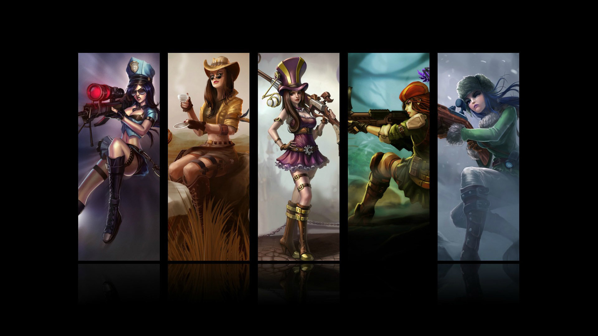 Awesome Caitlyn (League Of Legends) free wallpaper ID:172149 for 1080p desktop