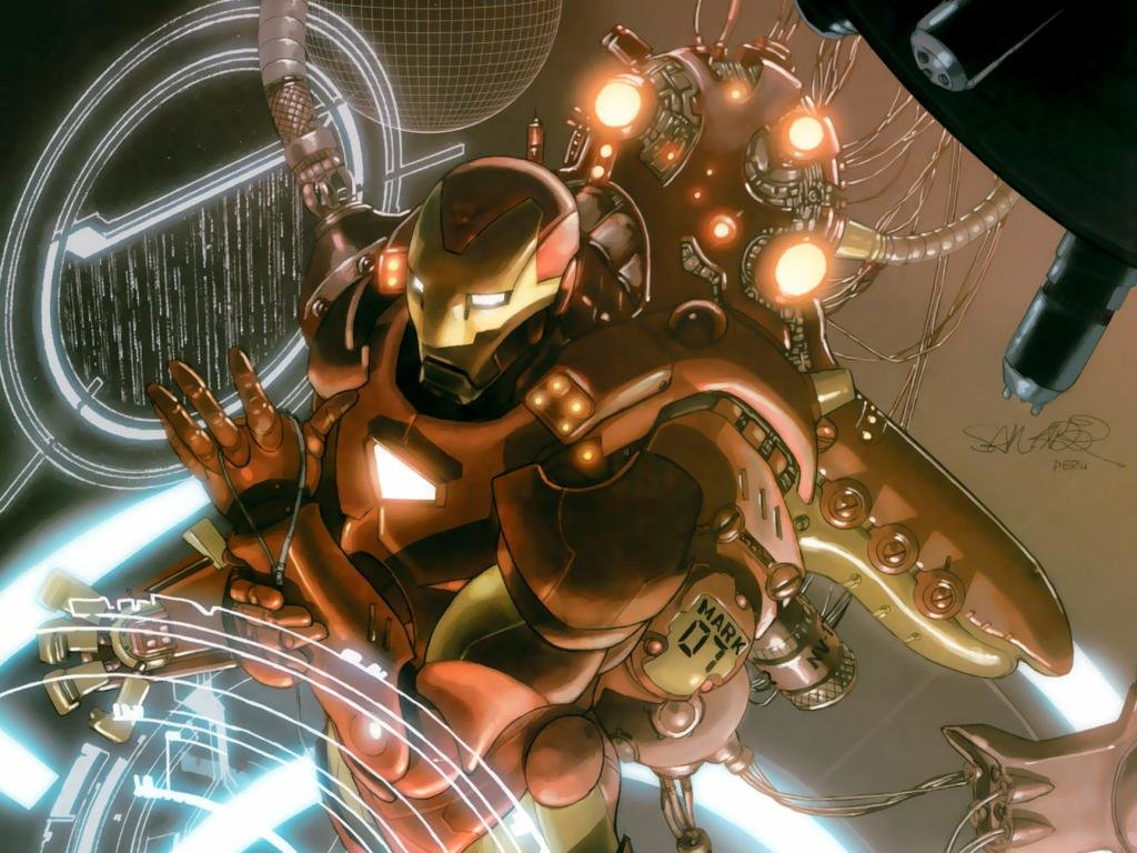 Free download Iron Man comics wallpaper ID:322755 hd 1024x768 for computer
