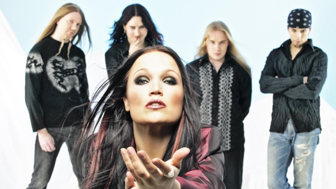 Free download Nightwish background ID:87595 1366x768 laptop for PC