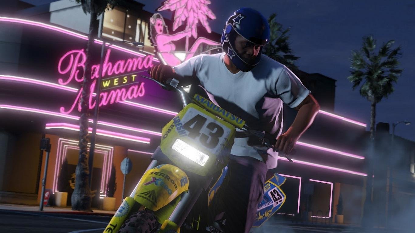 Download 1366x768 laptop Grand Theft Auto V (GTA 5) computer wallpaper ID:195264 for free