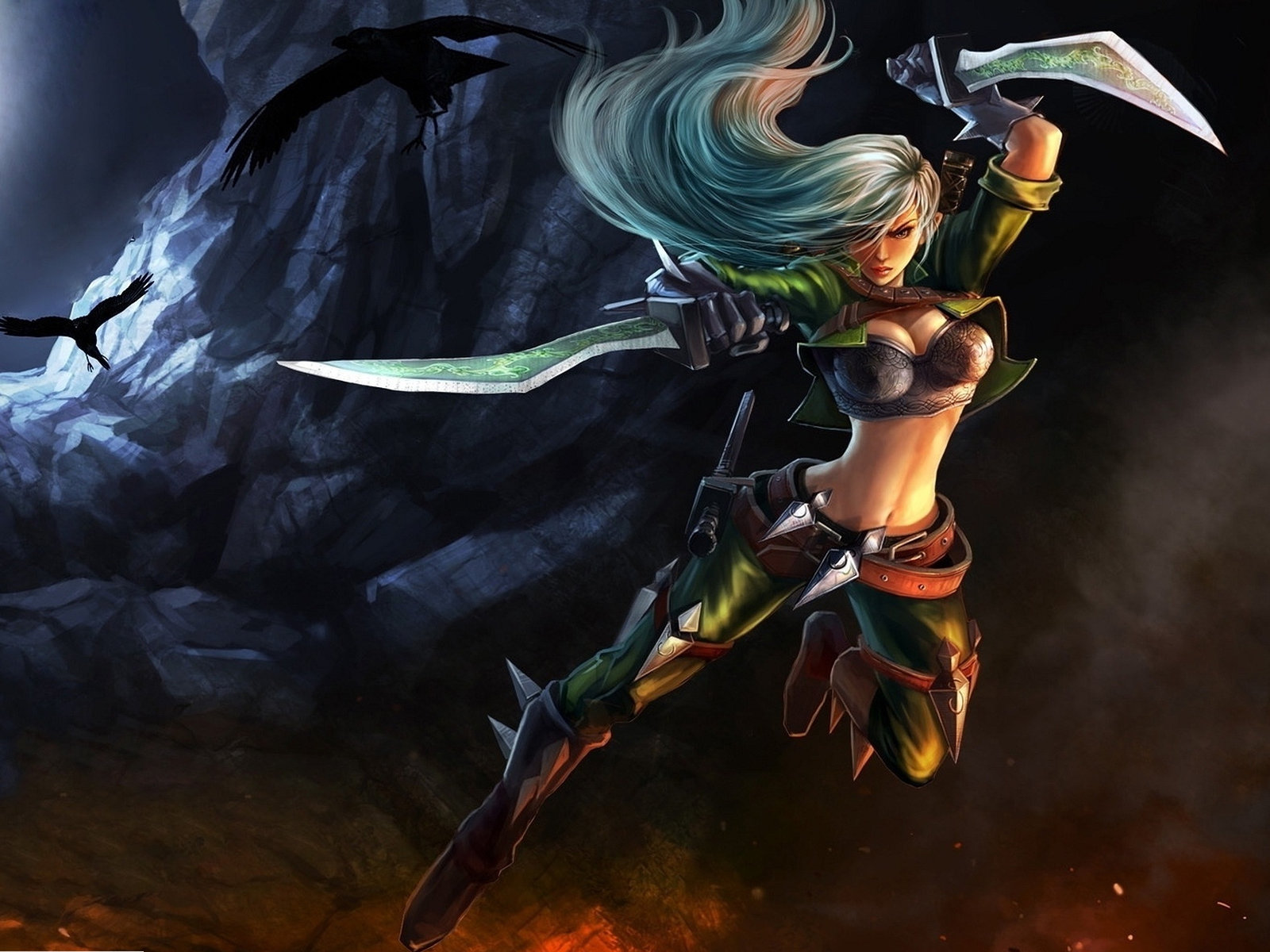 Download Hd 1600x10 Katarina League Of Legends Desktop Background Id For Free