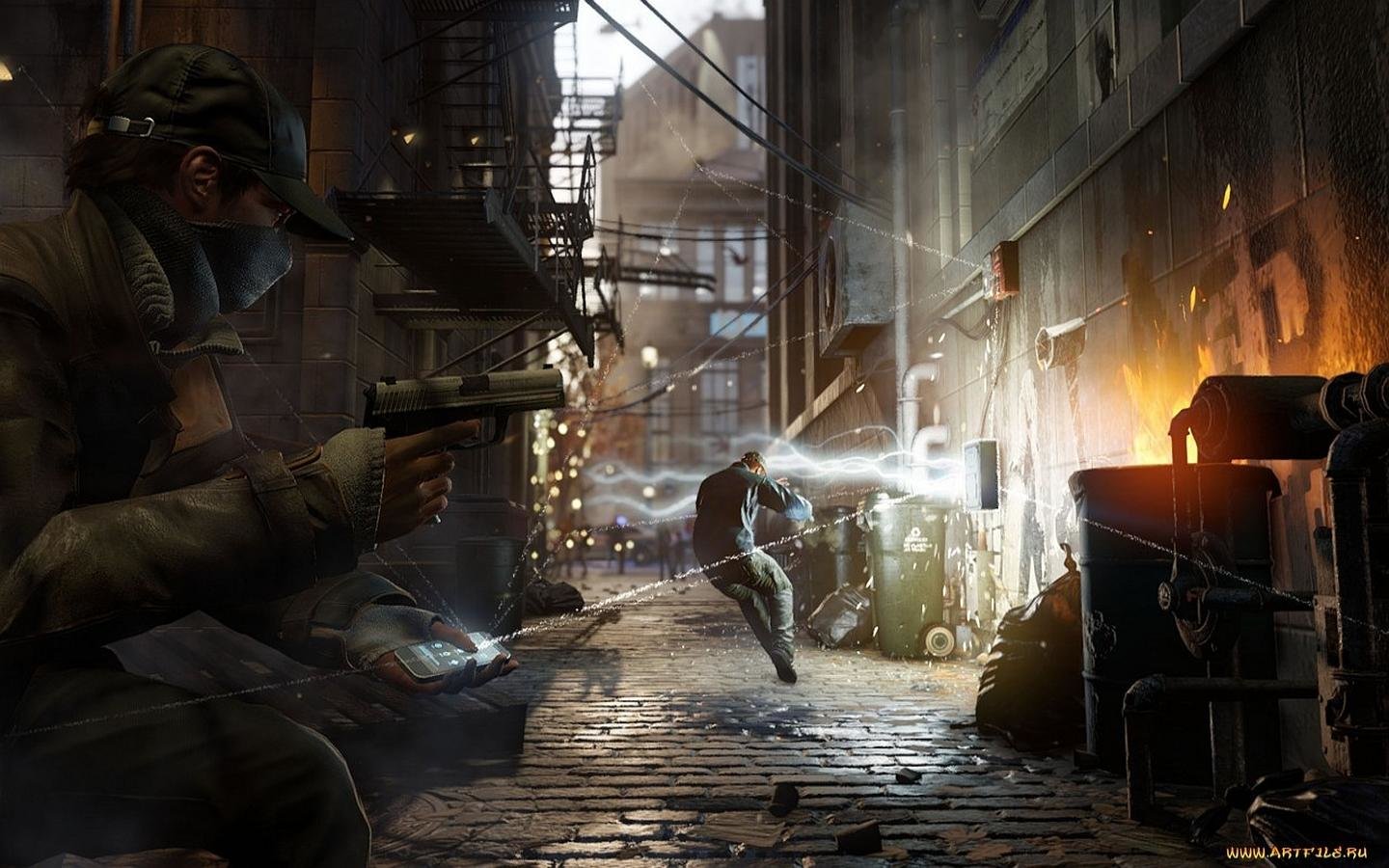 Download hd 1440x900 Watch Dogs computer background ID:117352 for free