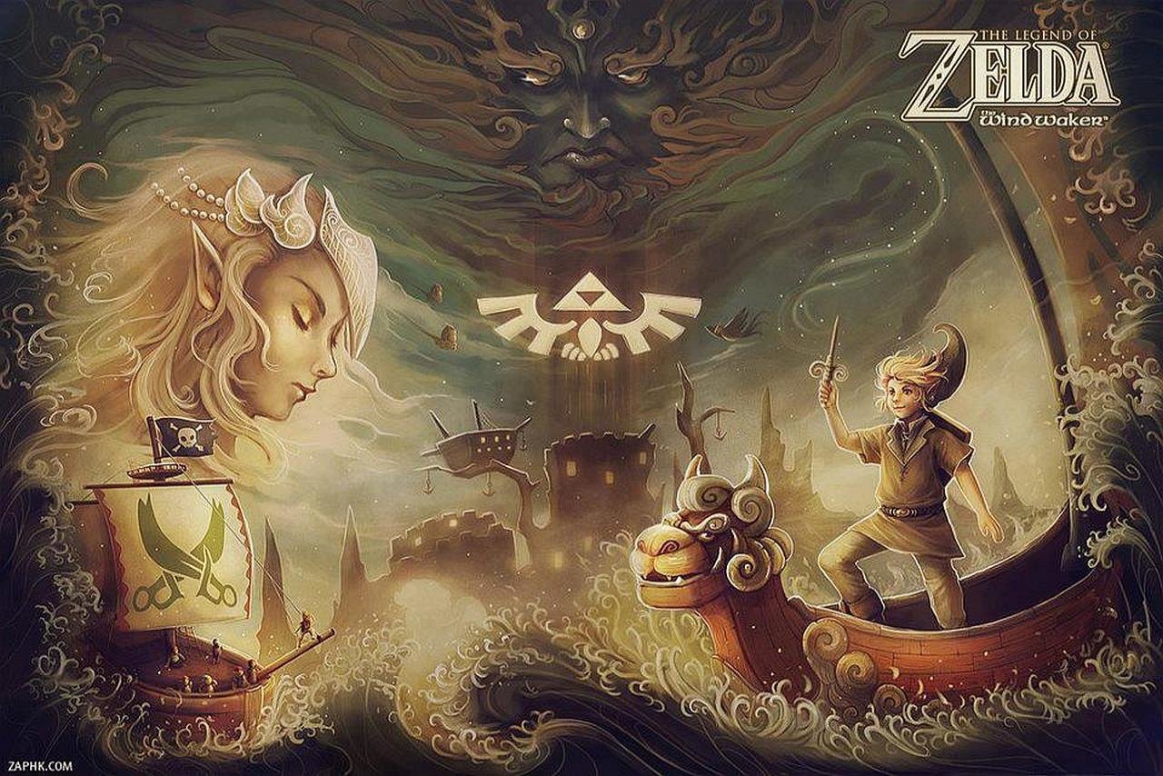 Free download The Legend Of Zelda: The Wind Waker background ID:438928 hd 1280x854 for PC