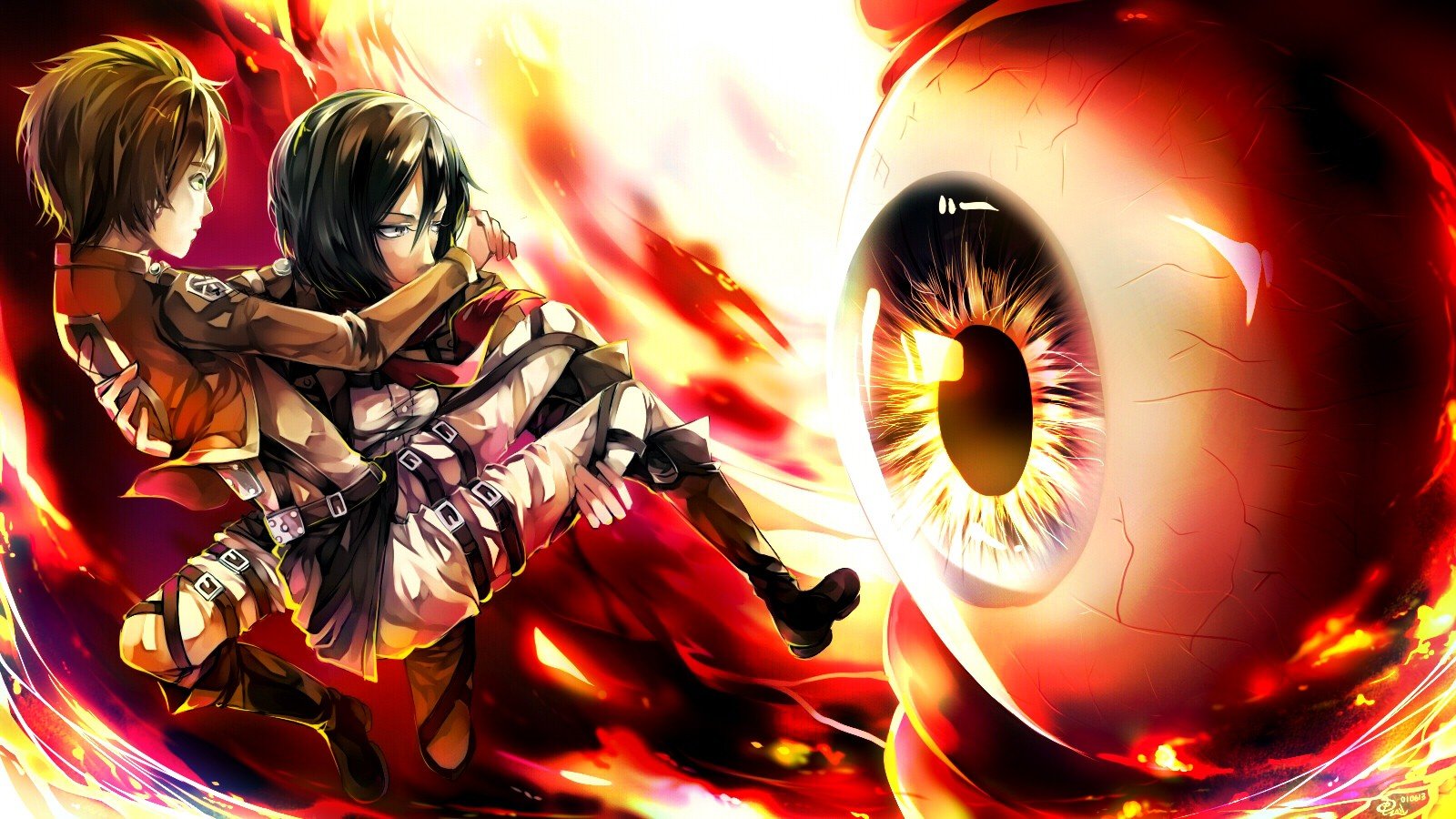 Free download Attack On Titan background ID:206199 hd 1600x900 for PC